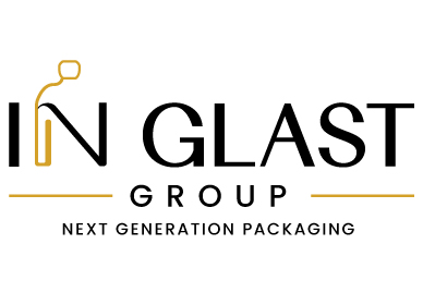 Logo In Glast Groupe - spécialiste en packaging cosmétique, flacons, pots et bouteilles pour produits de luxe en verre et plastique