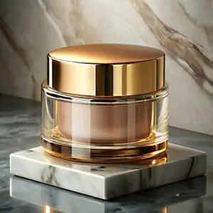 Pot en verre premium pour packaging cosmétique haut de gamme